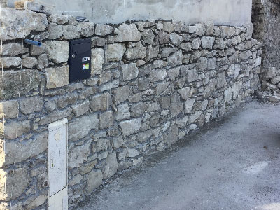 Mur en pierre de pays - Noirmoutier